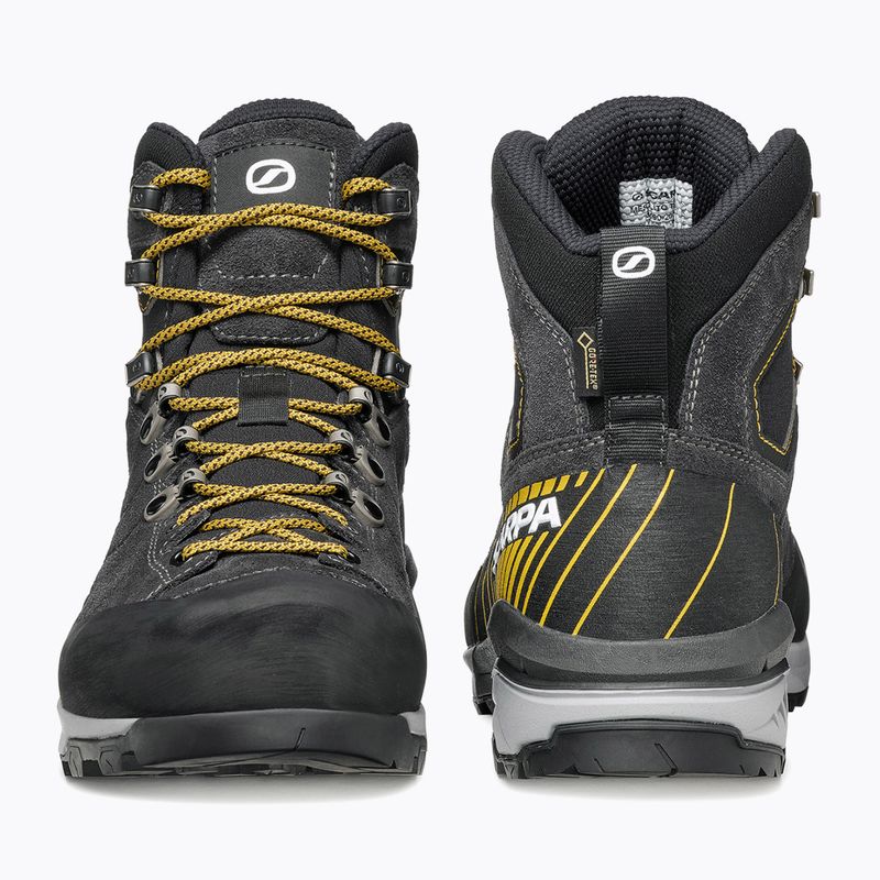 Pánské trekové boty SCARPA Mescalito TRK GTX dark anthracite/ mustard 4