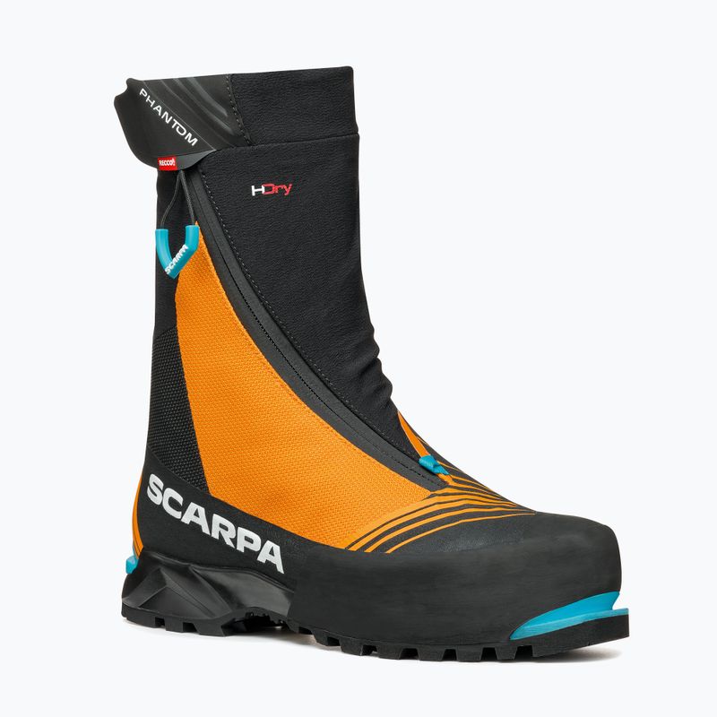 Pánské vysokohorské boty Scarpa Phantom Tech HD black/bright orange 7