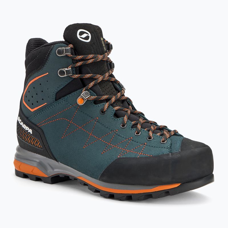 Pánská přístupová obuv SCARPA Zodiac TRK GTX petrol/rust orange