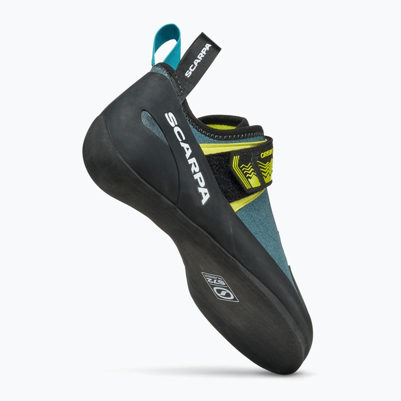 Lezecké boty SCARPA Origin VS petrol/lime 8