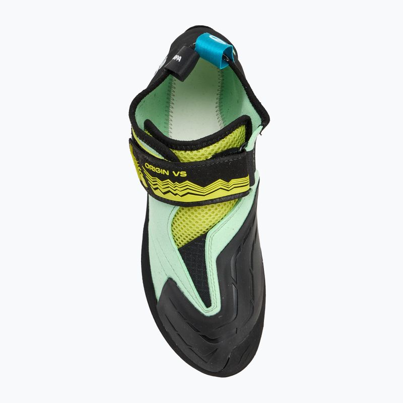 Dámské lezecké boty SCARPA Origin VS pastel green/lime 5