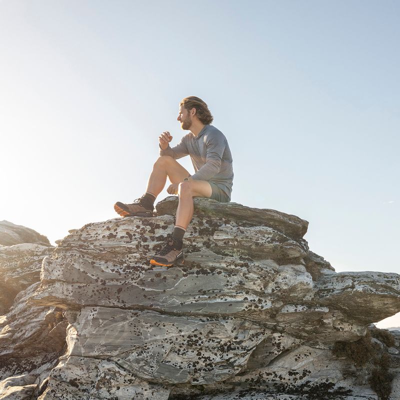 Pánské trekové boty SCARPA Rush TRK GTX brown/orange 15