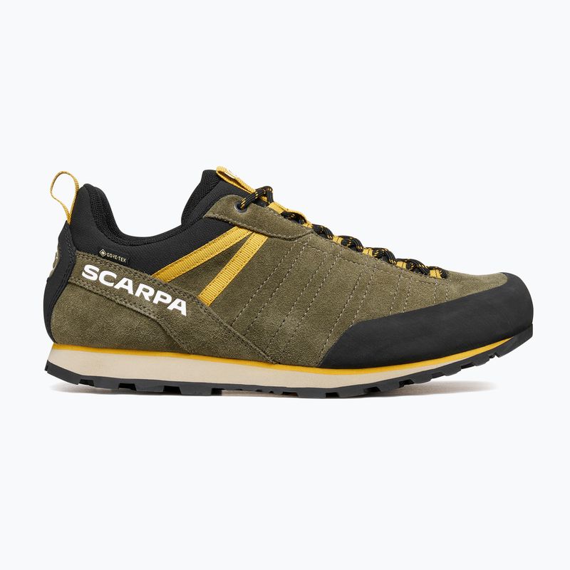 Pánské trekové boty SCARPA Crux 2 GTX kalamata/lemon curry 2