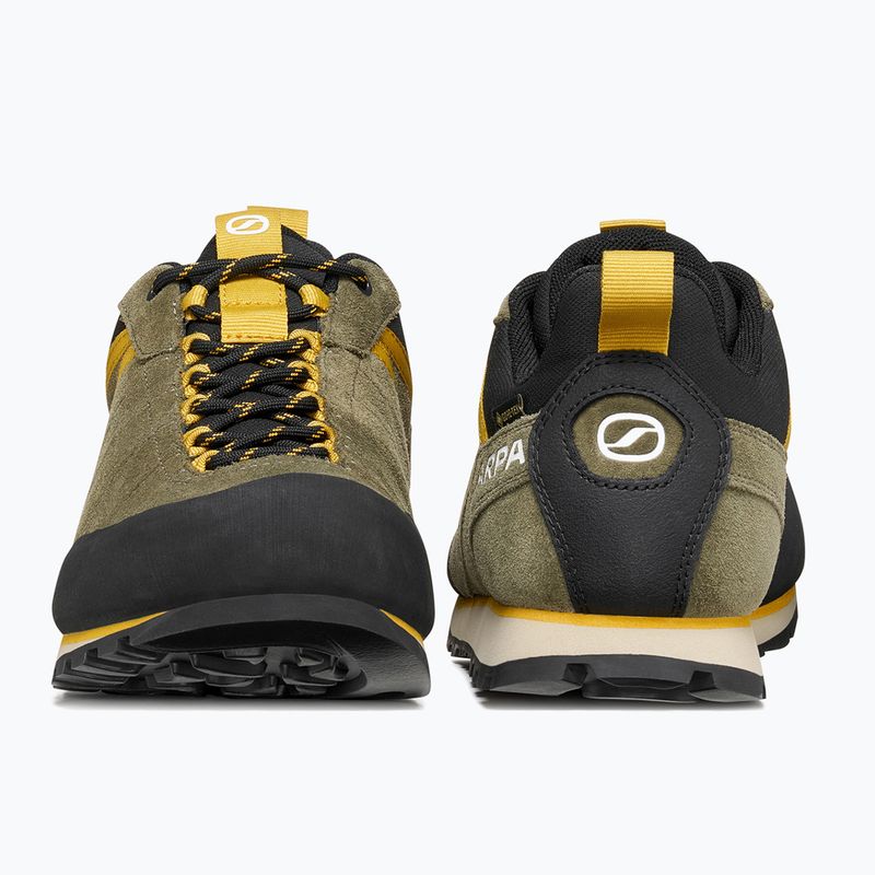 Pánské trekové boty SCARPA Crux 2 GTX kalamata/lemon curry 4