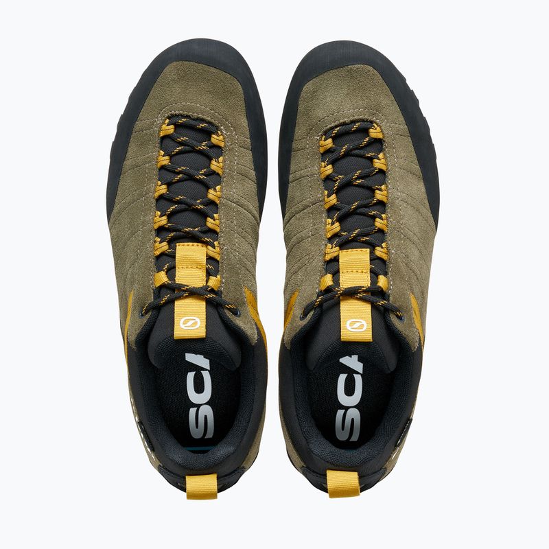 Pánské trekové boty SCARPA Crux 2 GTX kalamata/lemon curry 5