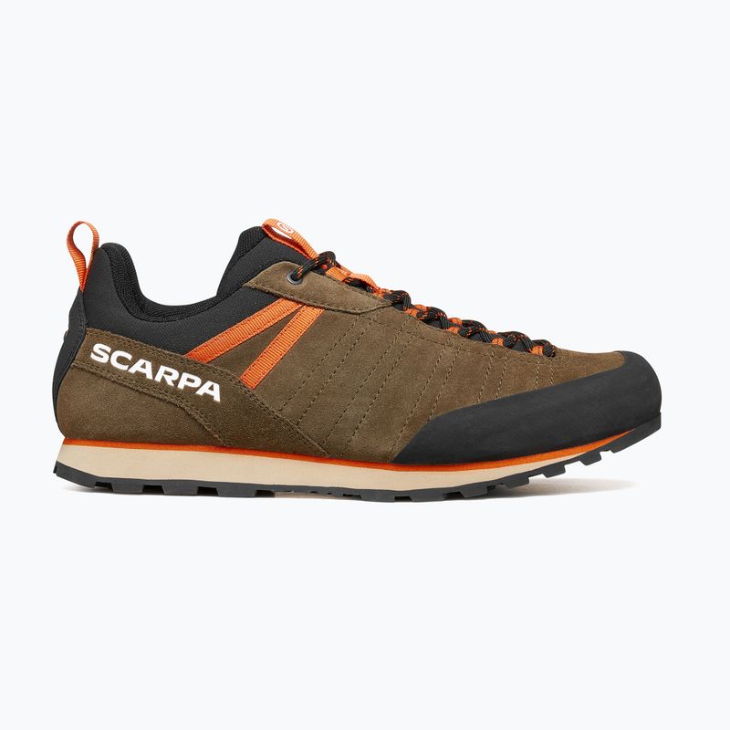 Pánské trekové boty SCARPA Crux 2 caribou/rust orange 2