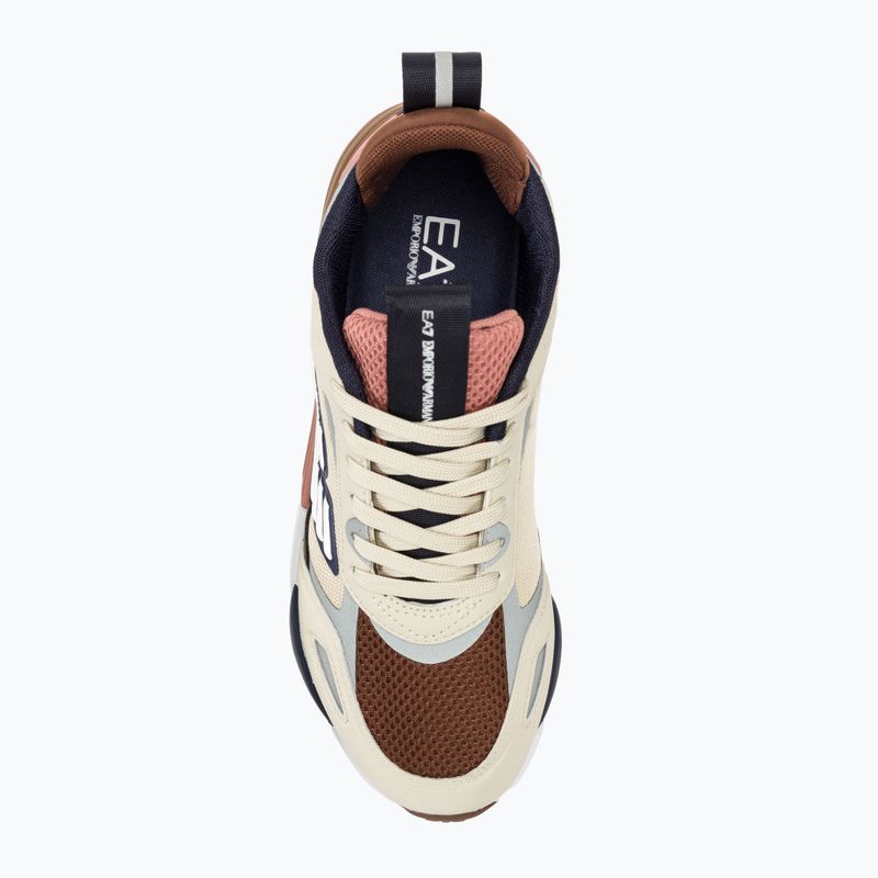 Boty EA7 Emporio Armani Ace Runner rainy day/black iris/emperador/terracotta 5