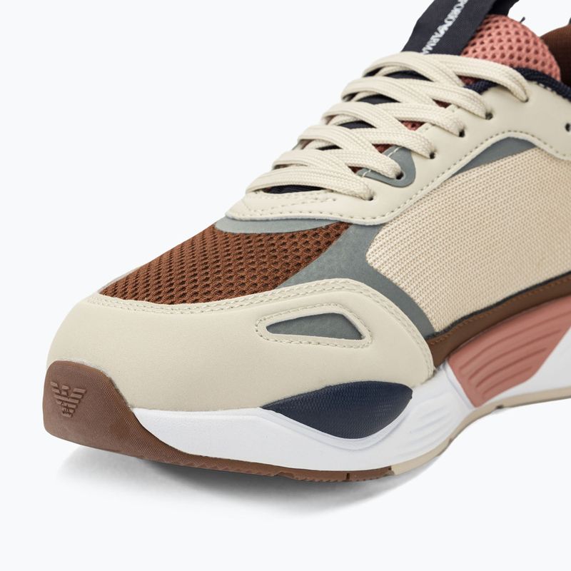 Boty EA7 Emporio Armani Ace Runner rainy day/black iris/emperador/terracotta 7
