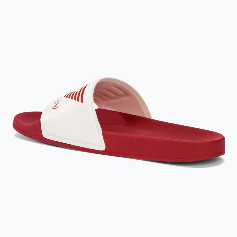 Pantofle EA7 Emporio Armani Water Sports Visibility salsa/white 3