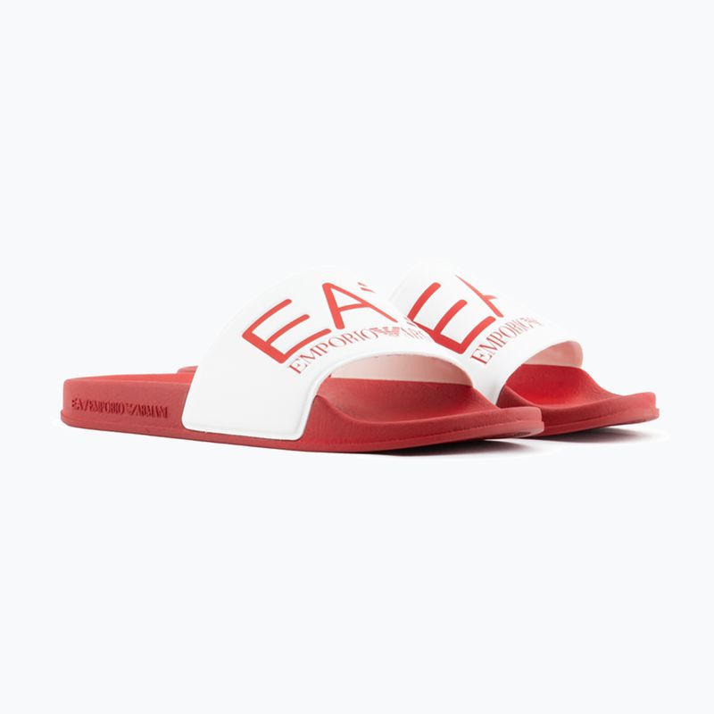 Pantofle EA7 Emporio Armani Water Sports Visibility salsa/white 8