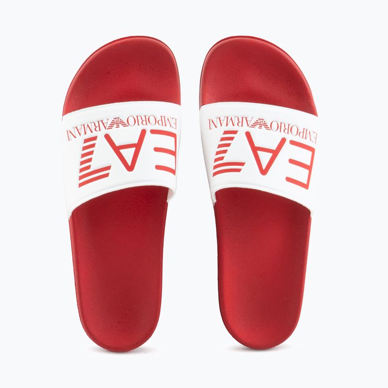 Pantofle EA7 Emporio Armani Water Sports Visibility salsa/white 12