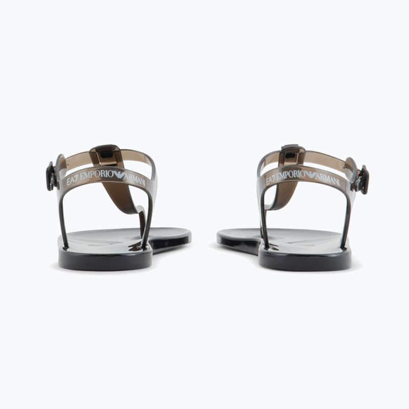 Dámské sandály EA7 Emporio Armani Water Sports Jelly Graphic monogram black graphic/black logo 3