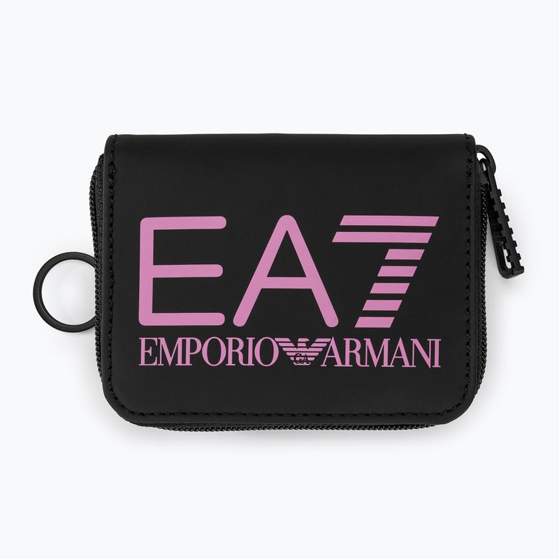 Peněženka EA7 Emporio Armani Train Zip Around black/cyklamen 2