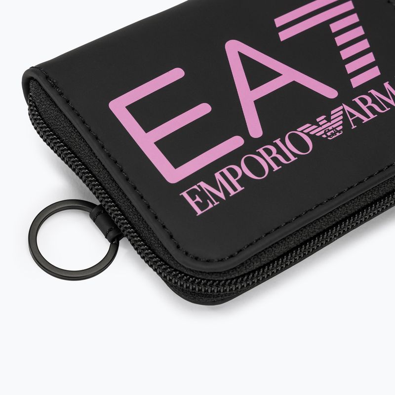 Peněženka EA7 Emporio Armani Train Zip Around black/cyklamen 3