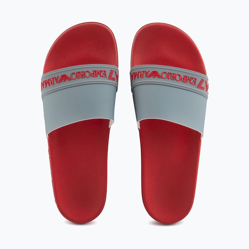 Pantofle EA7 Emporio Armani Water Sports Tape Slide salsa/griffin 5