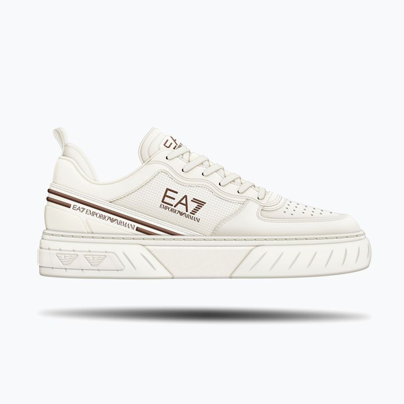 Boty EA7 Emporio Armani Summer Court triple off white/tan 8