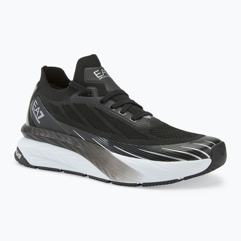 Boty EA7 Emporio Armani Crusher Sonic Knit black/ silver