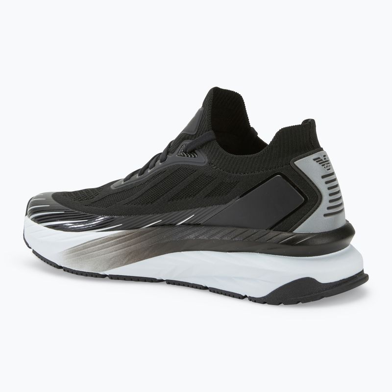 Boty EA7 Emporio Armani Crusher Sonic Knit black/ silver 3