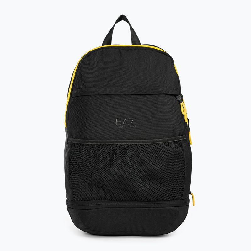 Pánský batoh EA7 Emporio Armani Train Logo Tape 25 l black/giallo