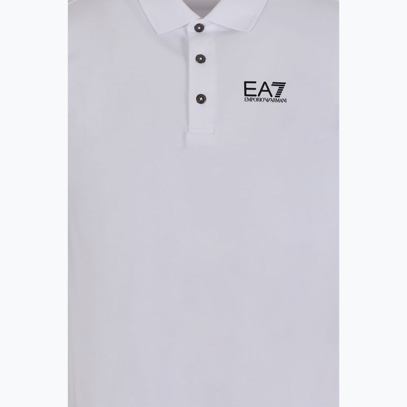 Pánské polo tričko  EA7 Emporio Armani Train Visibility white 3