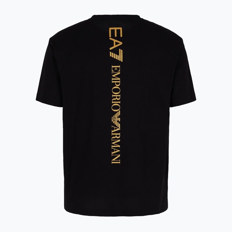 Pánské tričko EA7 Emporio Armani Train Series Extended Logo černé 2
