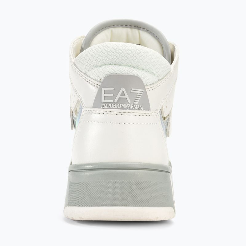 Boty EA7 Emporio Armani Basket Mid white/iridescent 6