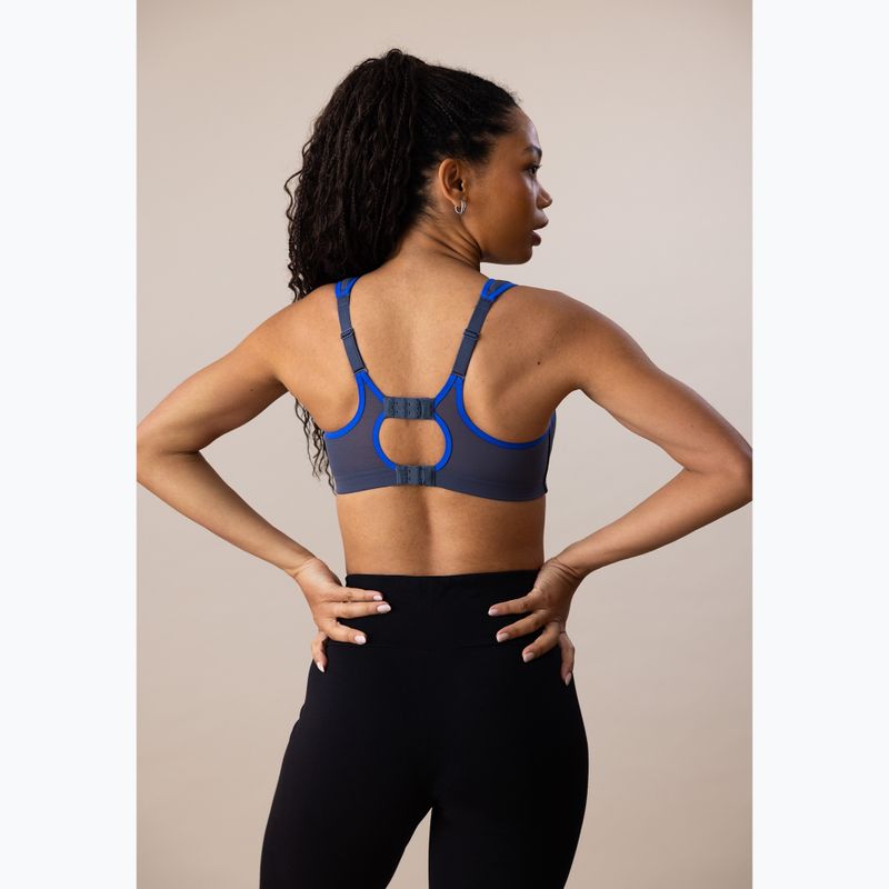 Tréninková podprsenka Shock Absorber Active Multi modrá/tmavě šedá 4
