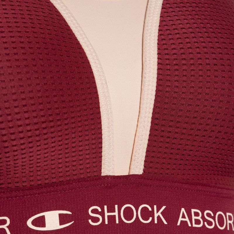 Fitness  podprsenka Shock Absorber Ultimate Run Bra Padded tibetan red 5