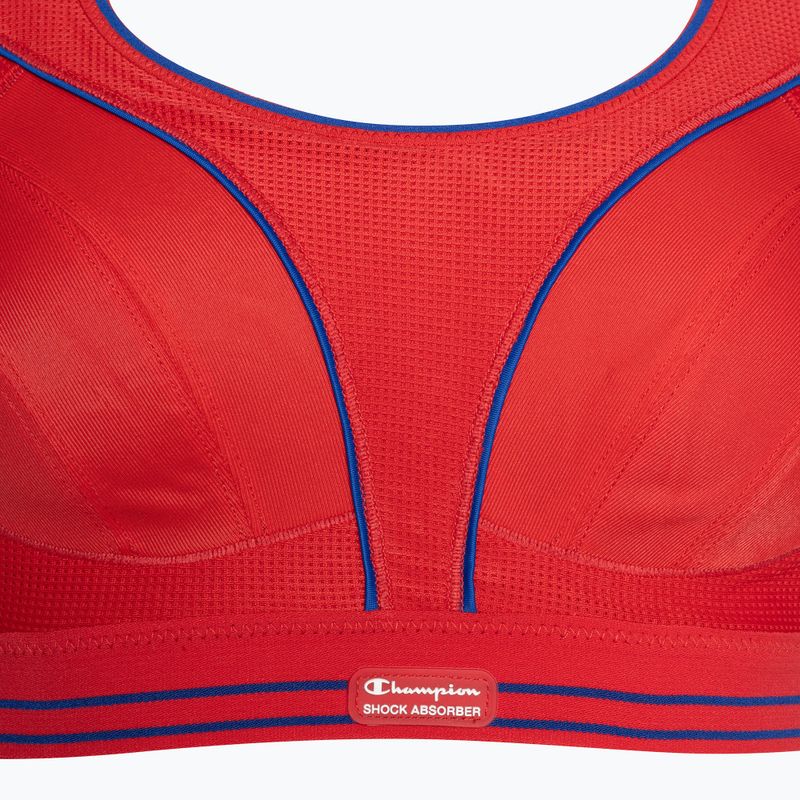 Podprsenka Shock Absorber Ultimate Run Bra red/blue 3