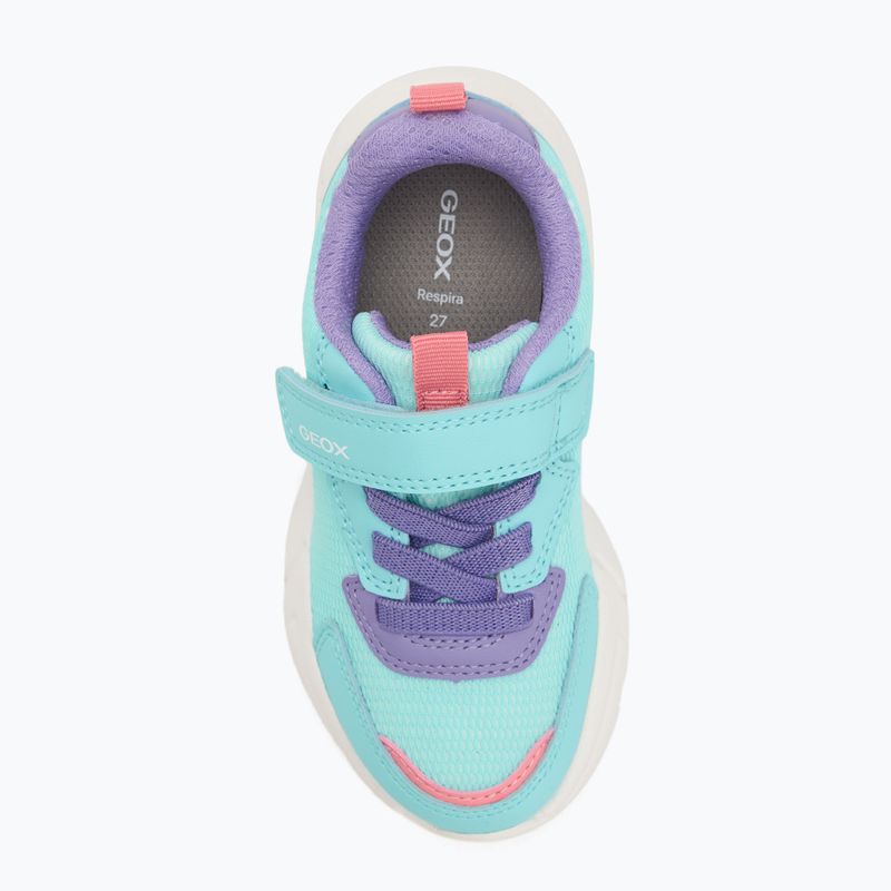 Dětské boty Geox Loftus sea green/lilac 5