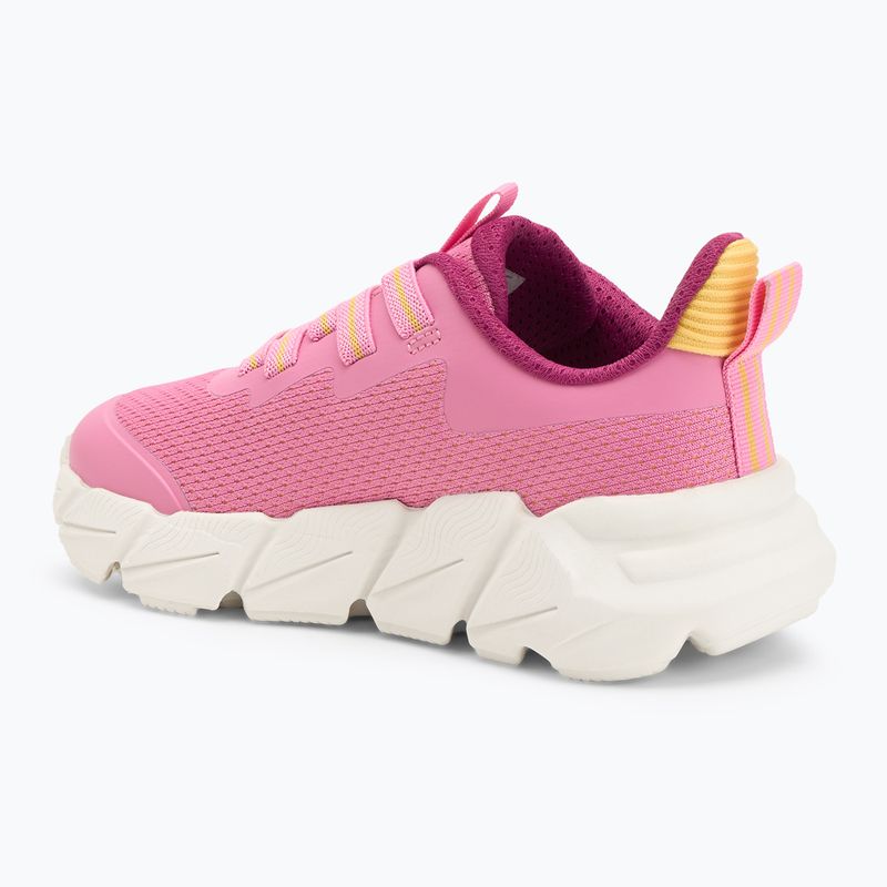 Juniorské boty Geox Flexyper Fast pink/yellow  3