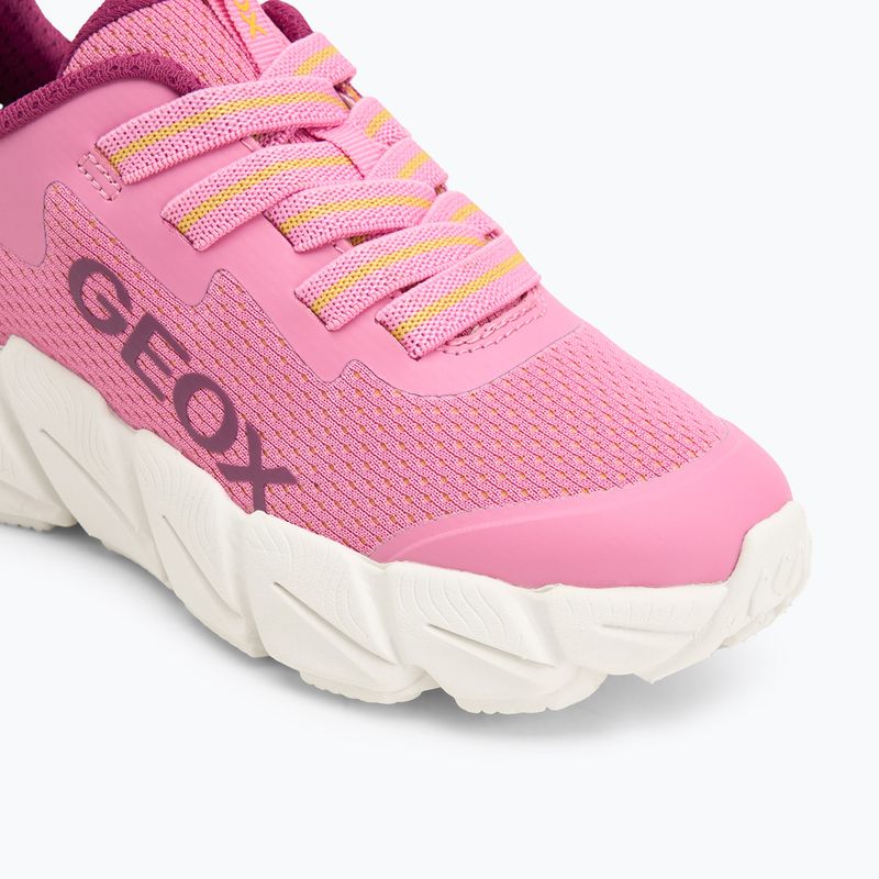Juniorské boty Geox Flexyper Fast pink/yellow  7