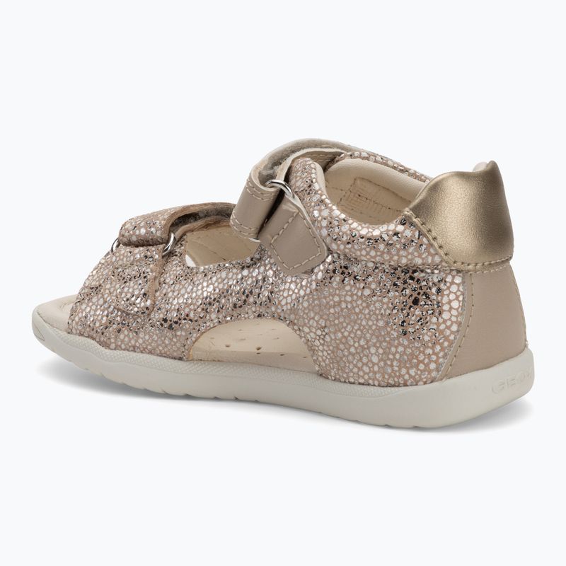 Dětské sandály Geox Macchia white/gold 3