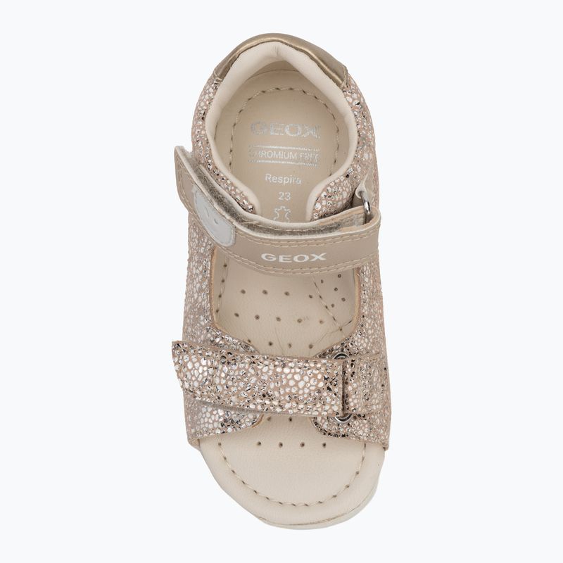 Dětské sandály Geox Macchia white/gold 5