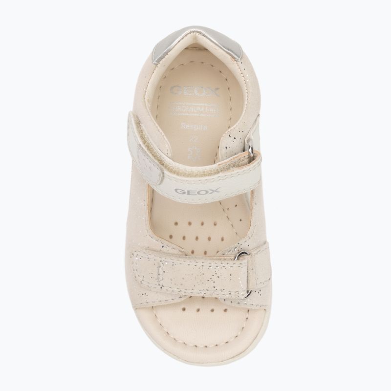 Dětské sandály Geox Macchia white/silver 5