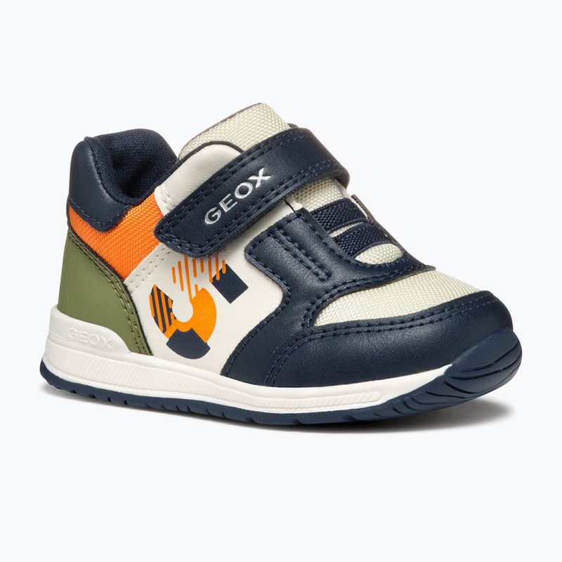 Dětské boty Geox Rishon navy/light orange 8