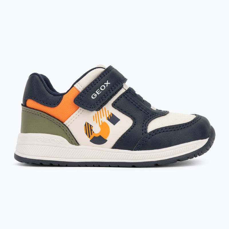 Dětské boty Geox Rishon navy/light orange 2