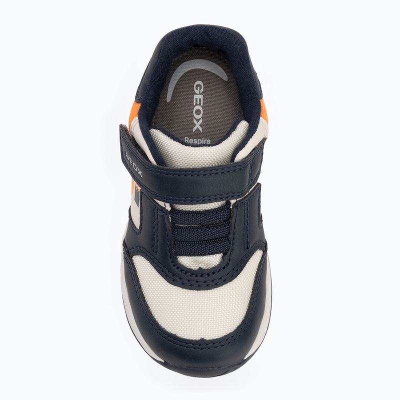 Dětské boty Geox Rishon navy/light orange 5
