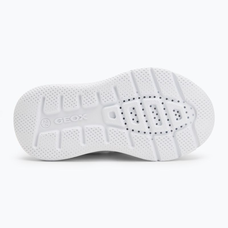 Dětské boty Geox Sprintye white/silver 4