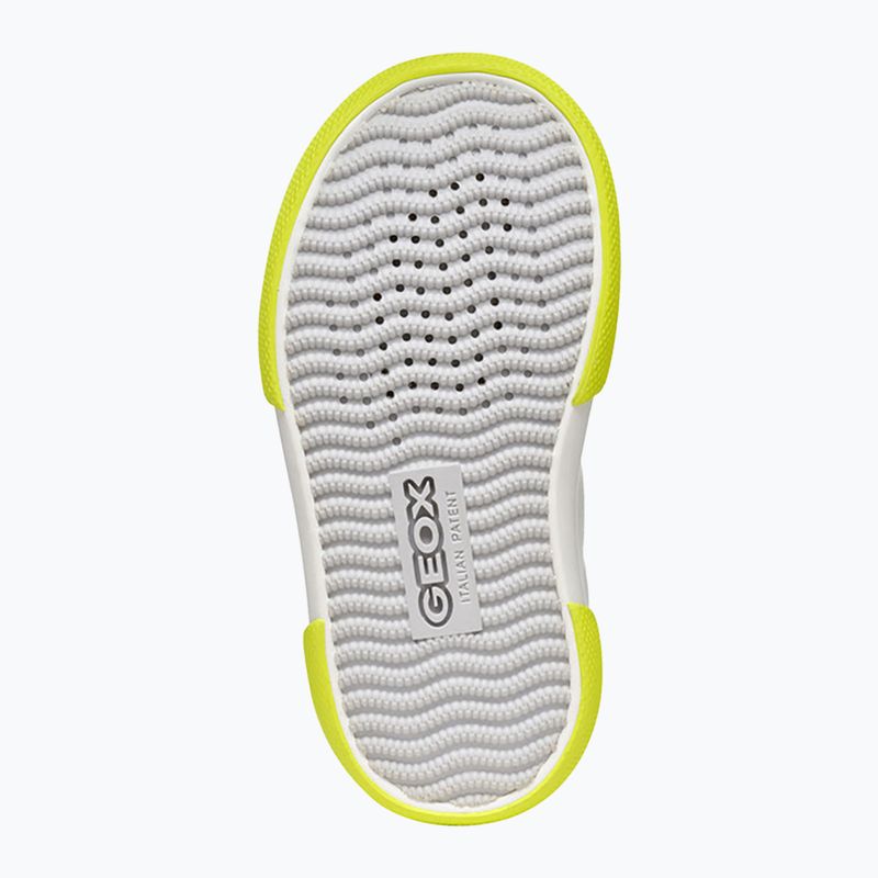 Dětské boty Geox Gisli white/fluo green 13