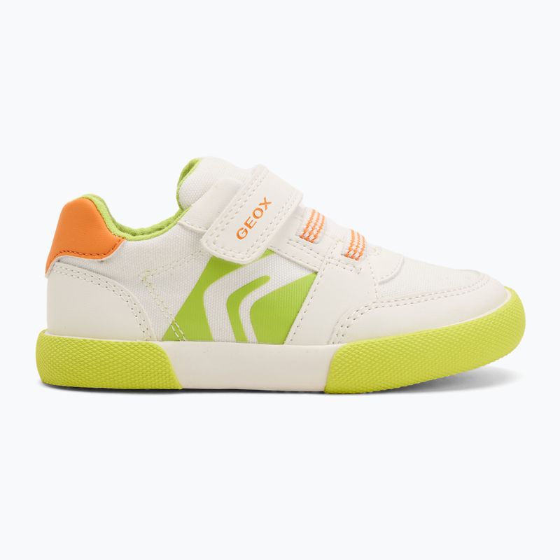 Dětské boty Geox Gisli white/fluo green 2