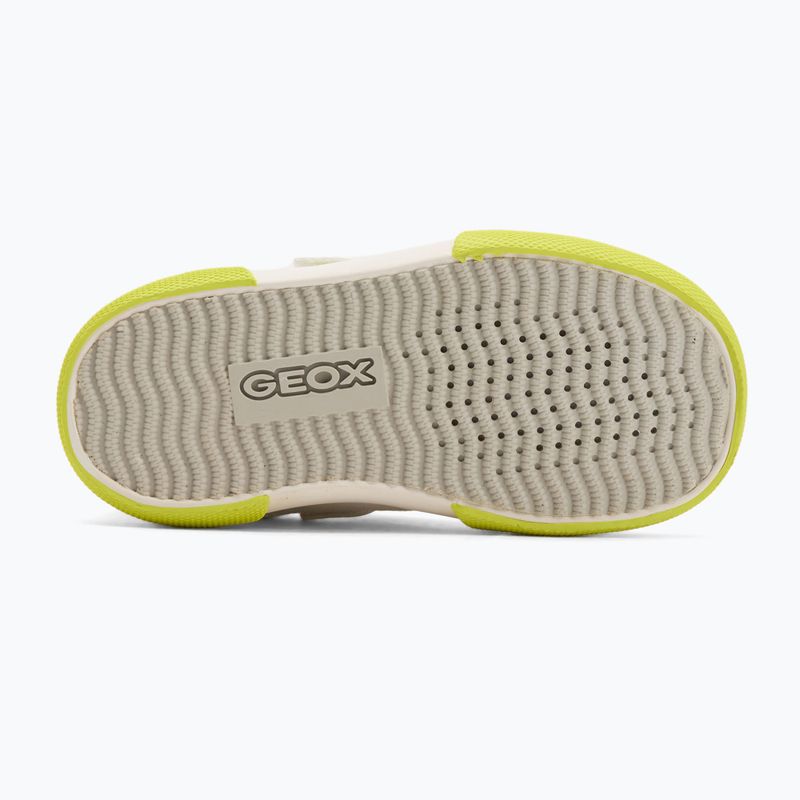 Dětské boty Geox Gisli white/fluo green 4