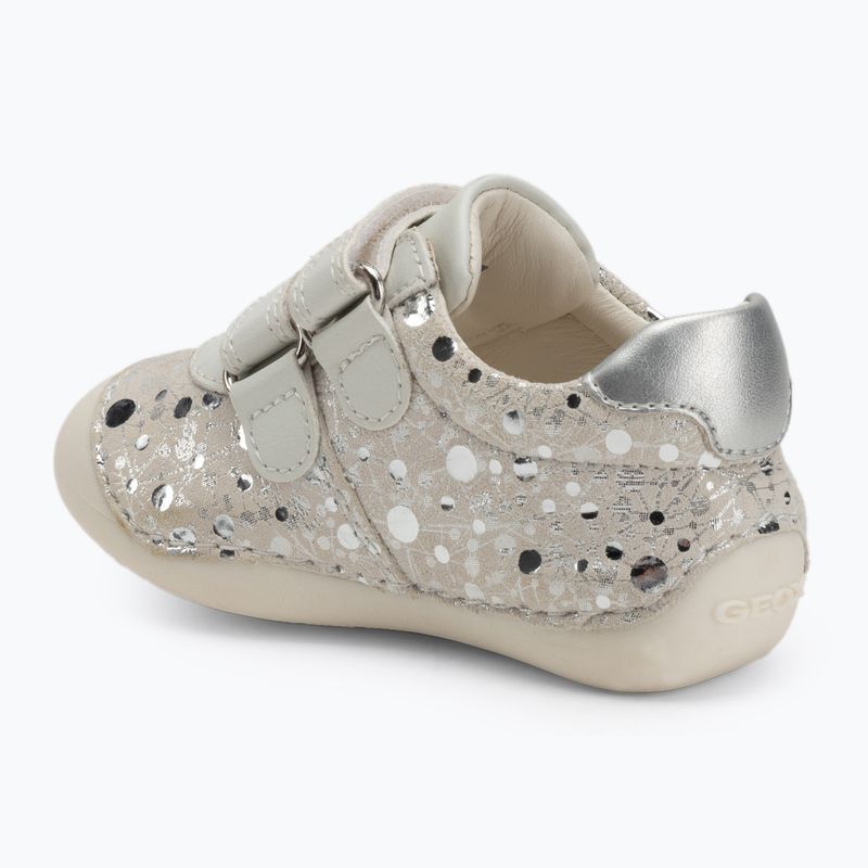 Dětské boty Geox Tutim white/silver 3