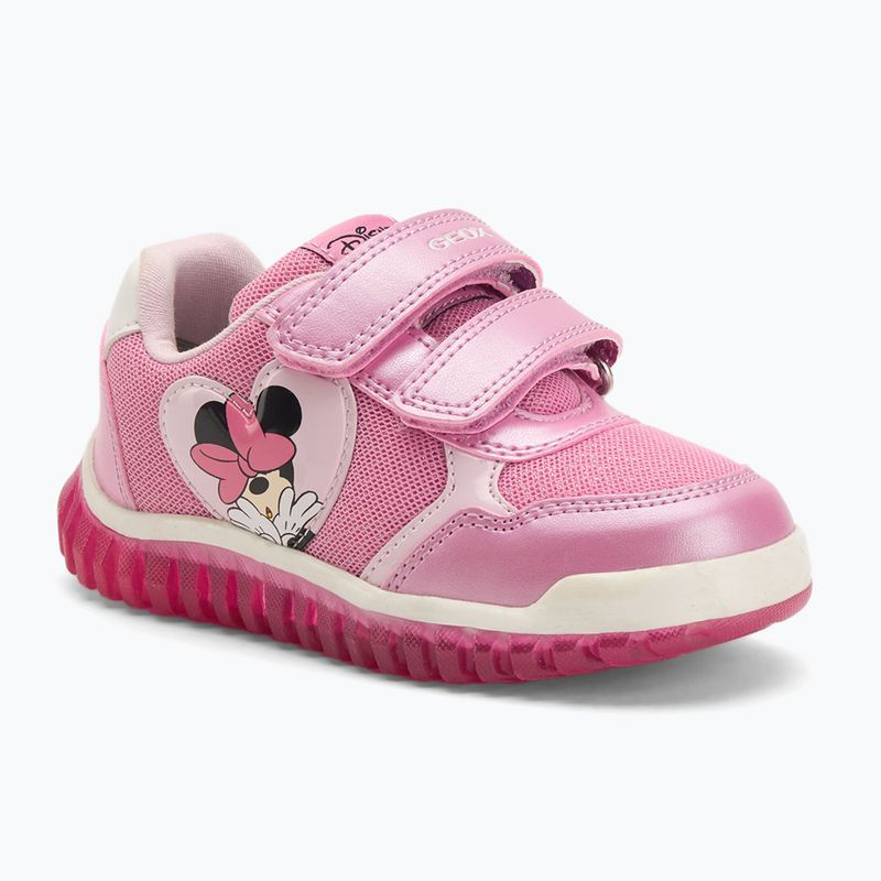 Dětské boty Geox Lightyloo dark pink