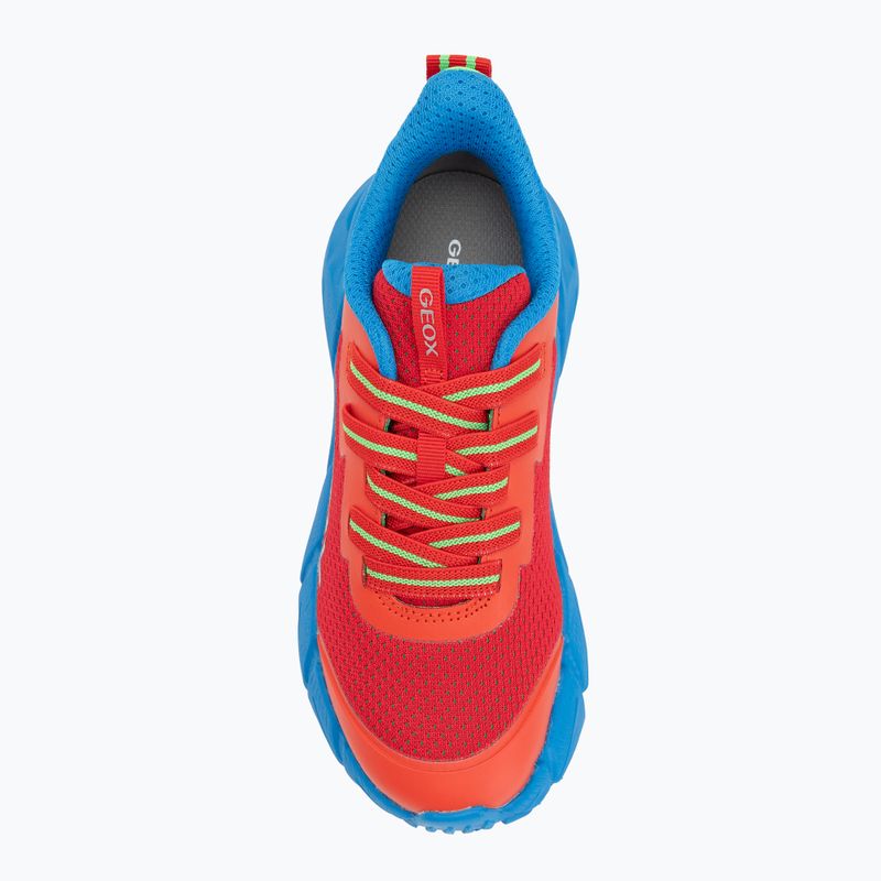 Juniorské boty Geox Flexyper Fast red/light blue 5