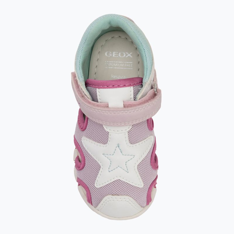 Dětské sandály Geox Iupidoo white/fuchsia 5