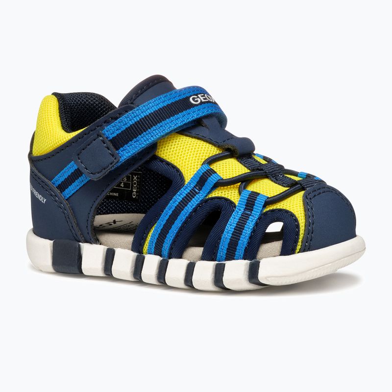 Dětské sandály Geox Iupidoo navy/fluo yellow