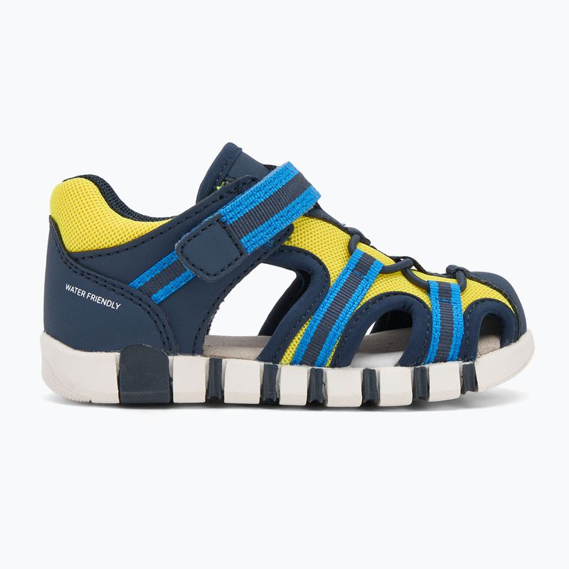 Dětské sandály Geox Iupidoo navy/fluo yellow 2