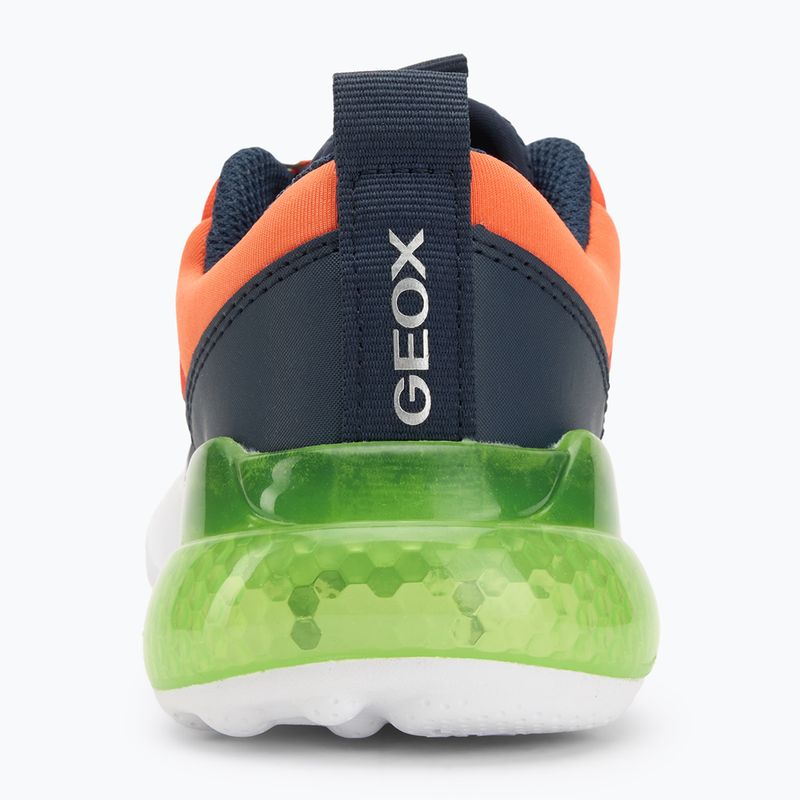 Juniorské boty Geox Activart Illuminus navy/lime 6