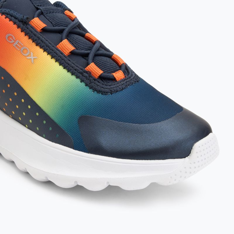 Juniorské boty Geox Activart Illuminus navy/lime 7